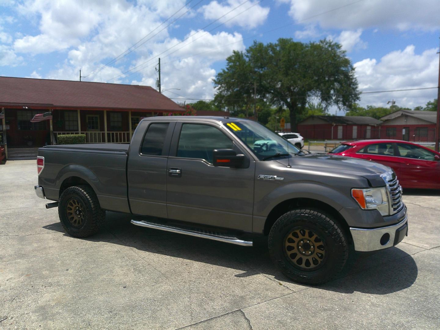 2011 GRAY FORD F-150 STX; XL; XLT; (1FTFX1CF3BF) , located at 10405 Abercorn Street, Savannah, GA, 31419, (912) 921-8965, 31.988262, -81.131760 - Photo#2